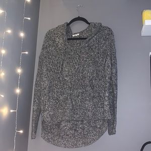 Gray Sweater with Hood